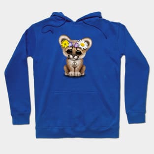 Cute Cougar Cub Hippie Hoodie